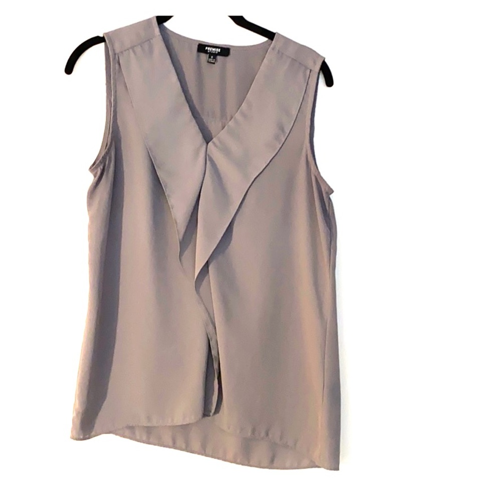 Grey WFH Blouse! Size Small